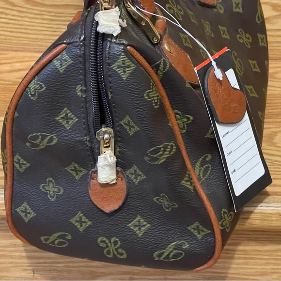 NWT Elegant Brown DIOPHY Monogram Woman’s Handbag Purse - Picture 5 of 15